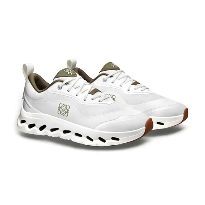 AEROLUX Cloud-Cushion Runner – White & Khaki