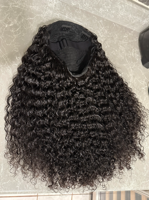 Curly Long Hair Wig – 26" Voluminous Shaggy Waves 3-in-1 Blend