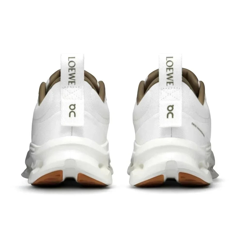 AEROLUX Cloud-Cushion Runner – White & Khaki