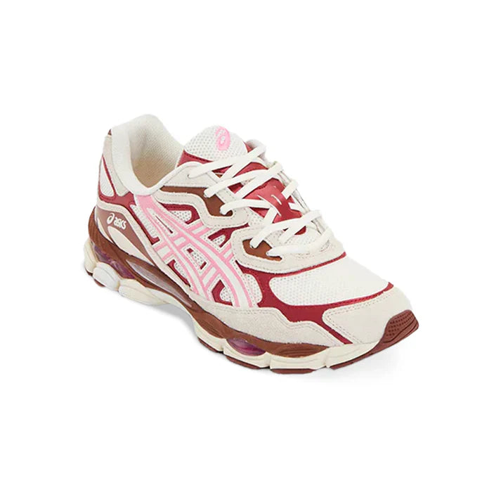 AeroNexa Gel-Fusion Retro Runner – Cream & Pink Y2K Mesh Sneaker