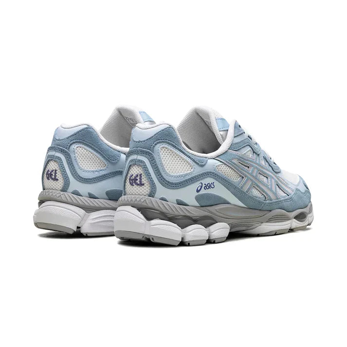 AeroNexa Gel-Fusion Retro Runner – Cream & Arctic Sky Y2K Sneaker