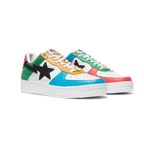VYRA Atlas Low – Multicolor Retro Court Leather Sneaker