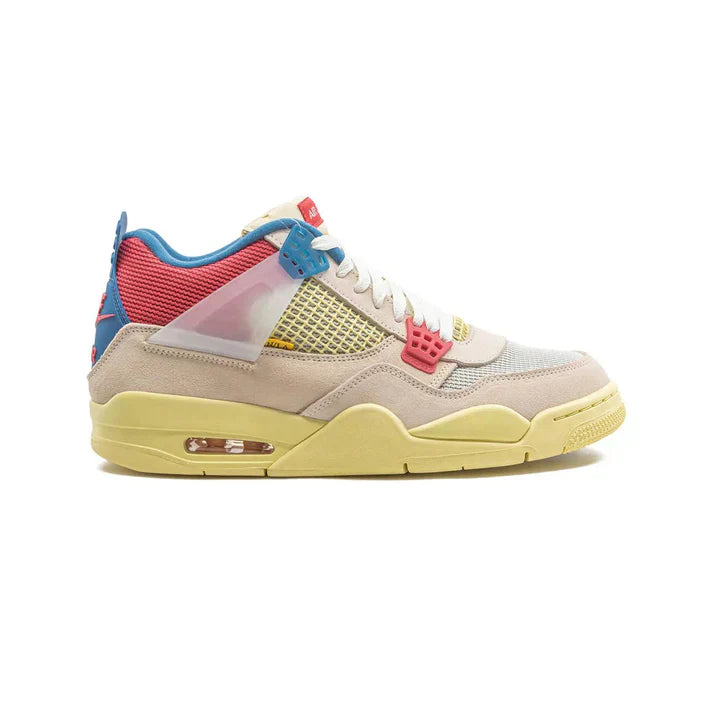 Pastel Retro Court Mid Sneaker with Suede & Mesh Panels | SkyFusion™