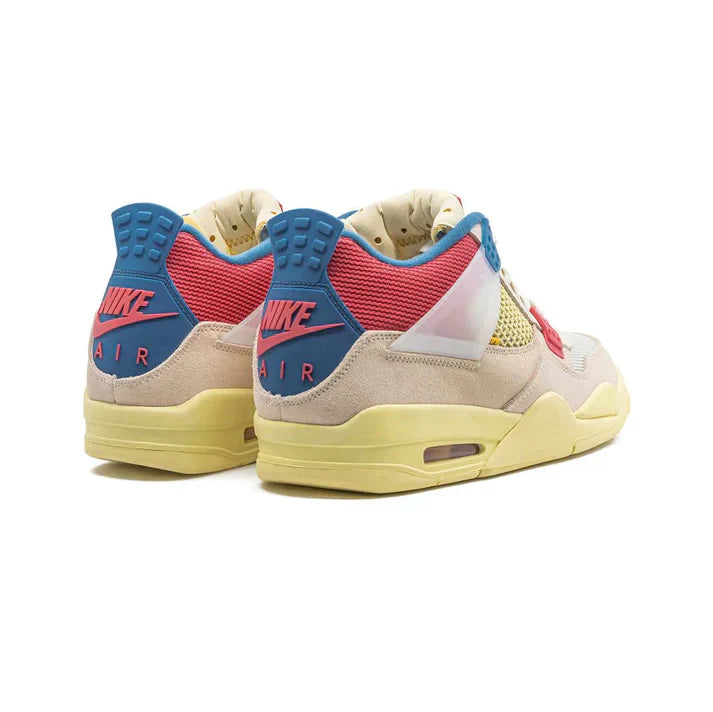 Pastel Retro Court Mid Sneaker with Suede & Mesh Panels | SkyFusion™
