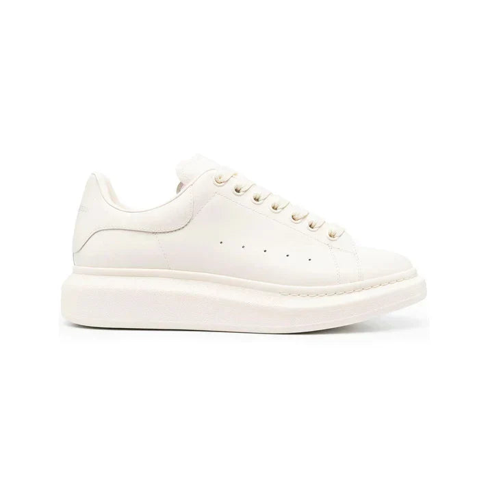 AERION Crest Lift – Triple White Minimalist Oversized Sole Sneaker