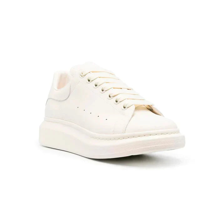 AERION Crest Lift – Triple White Minimalist Oversized Sole Sneaker