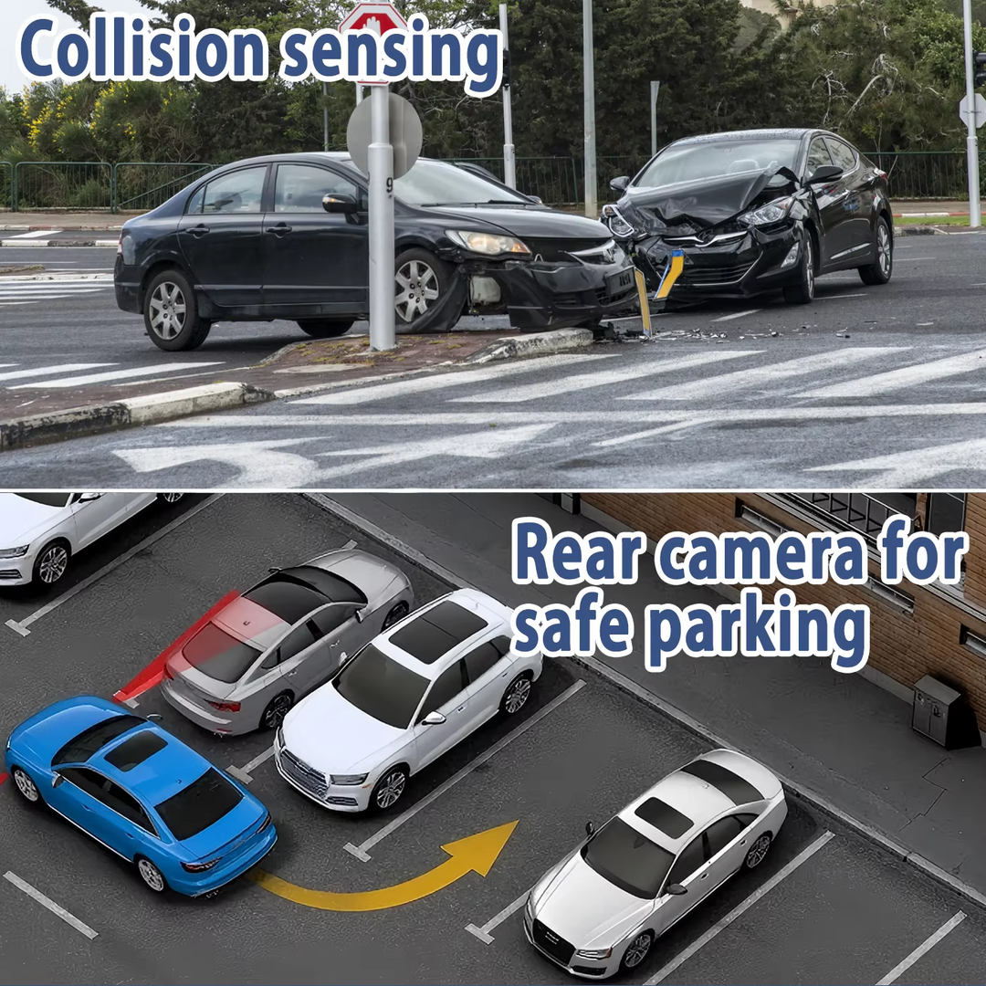 4-Channel Car Dash Cam – 1080P HD DVR with Night Vision & 64GB Memory