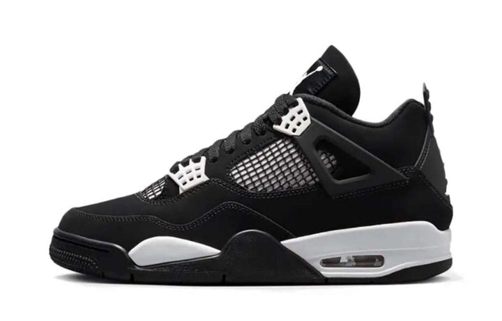 ApexVoid ShadowStorm-4 Retro Mesh Sneaker | Black & White Court Style