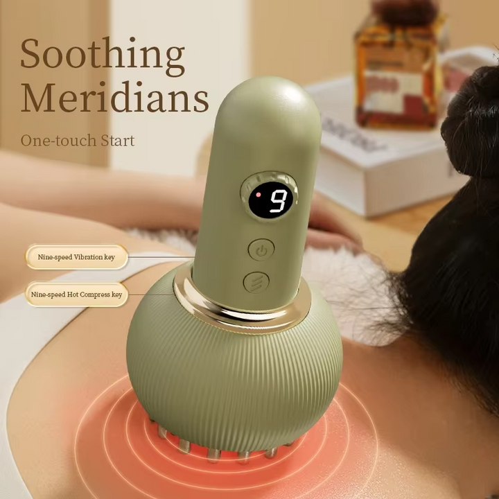 Handheld Body Massager – Anti-Cellulite & Lymphatic Drainage with Heat & Vibration
