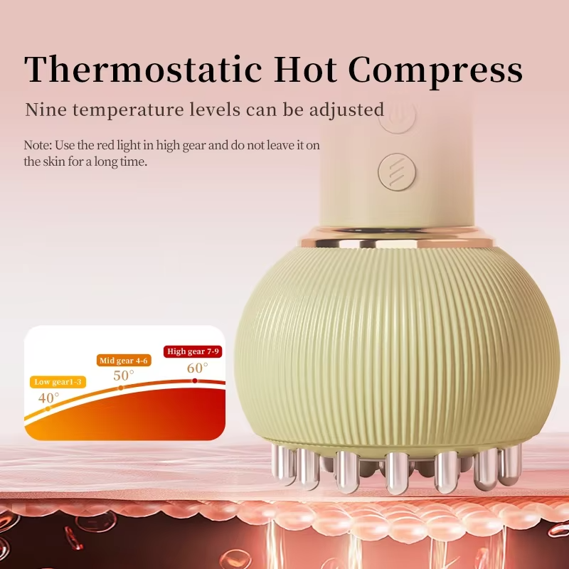 Handheld Body Massager – Anti-Cellulite & Lymphatic Drainage with Heat & Vibration