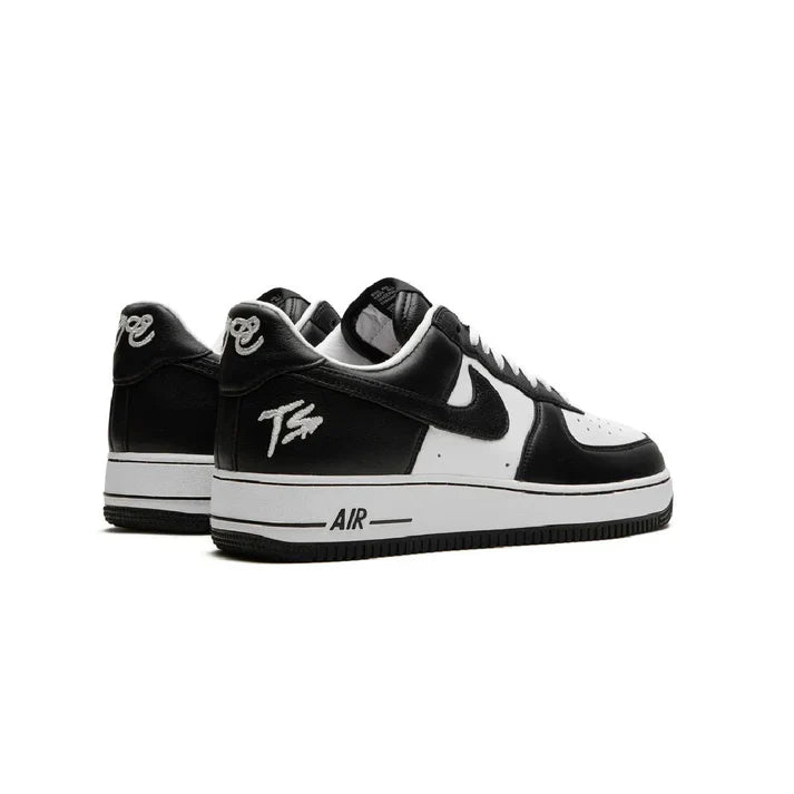 Black & White Classic Leather Court Sneaker | Trevora CourtMark™