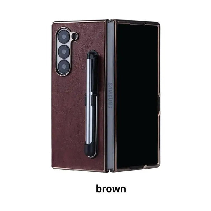 Luxon® - Retro Leather Kickstand Case with Pen Holder