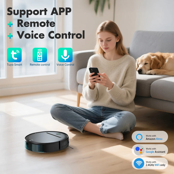 CleanBot™ – Smart Self-Emptying Robot Vacuum Cleaner