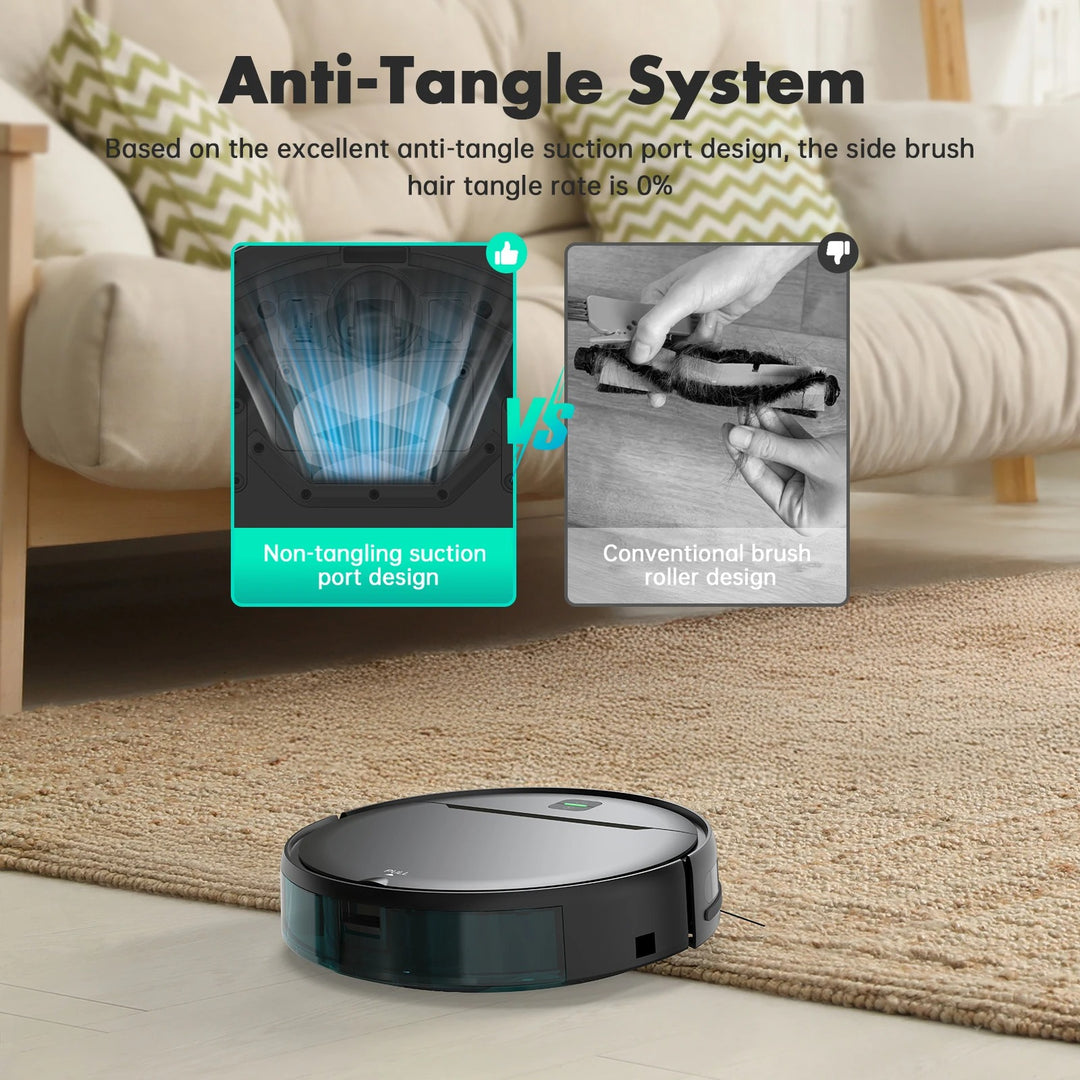 CleanBot™ – Smart Self-Emptying Robot Vacuum Cleaner