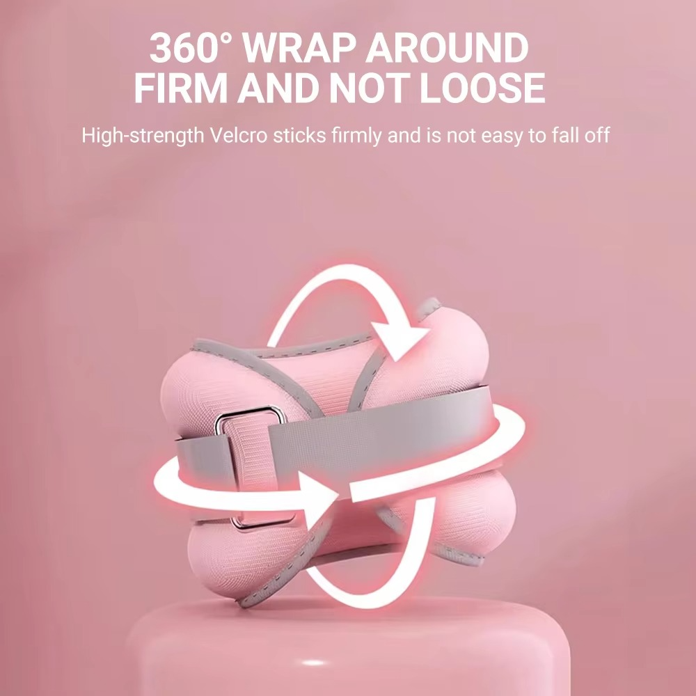 Soft Ankle Weights 2PCS – Adjustable Non-Slip Fitness Weights for Yoga & Training