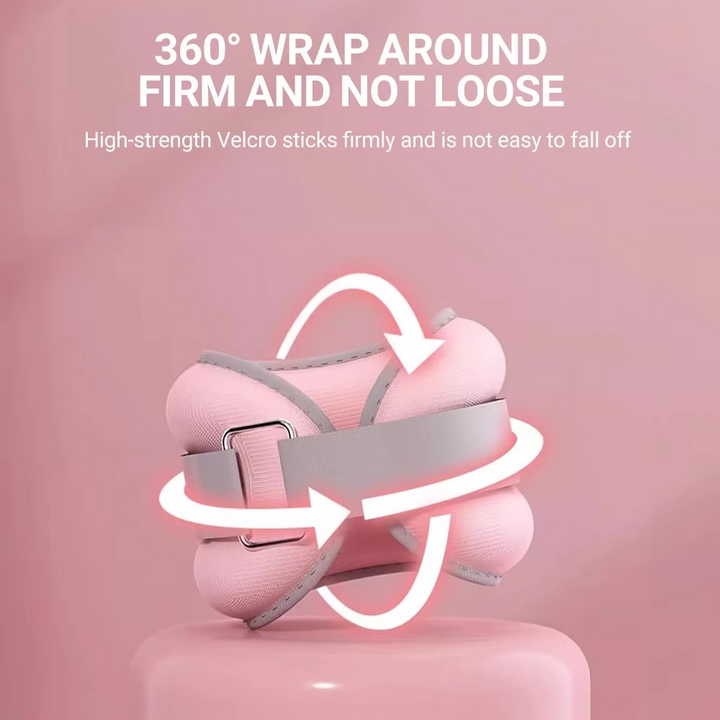 Soft Ankle Weights 2PCS – Adjustable Non-Slip Fitness Weights for Yoga & Training