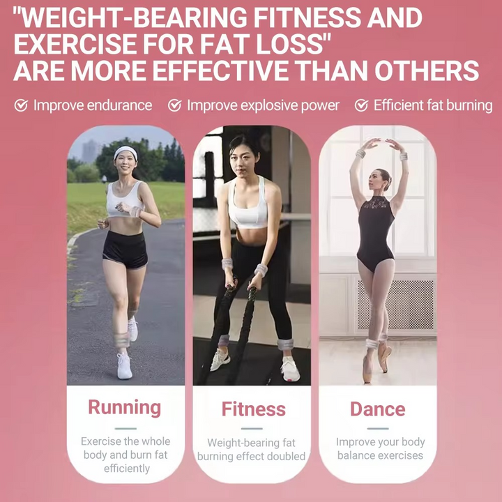 Soft Ankle Weights 2PCS – Adjustable Non-Slip Fitness Weights for Yoga & Training