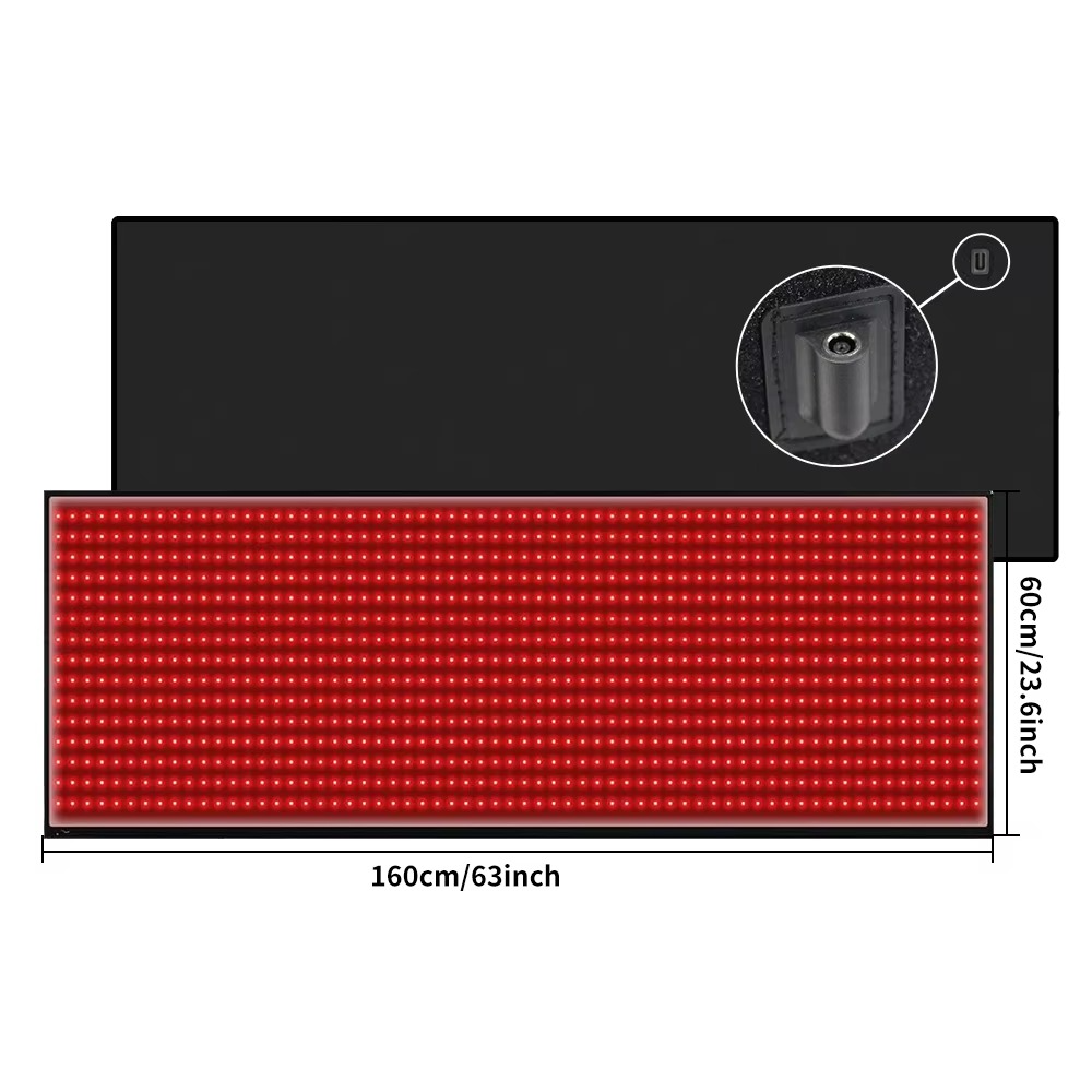 Full Body Red Light Therapy Mat – LED Relaxation & Recovery Pad | 63" 945 LEDs