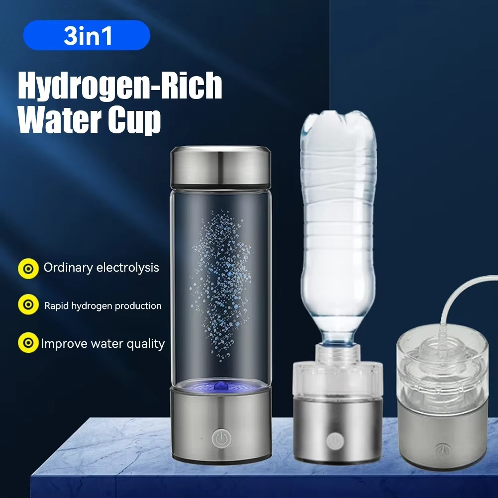 Hydrogen Water Bottle – Portable Hydrogen Generator for Healthy Hydration | USB
