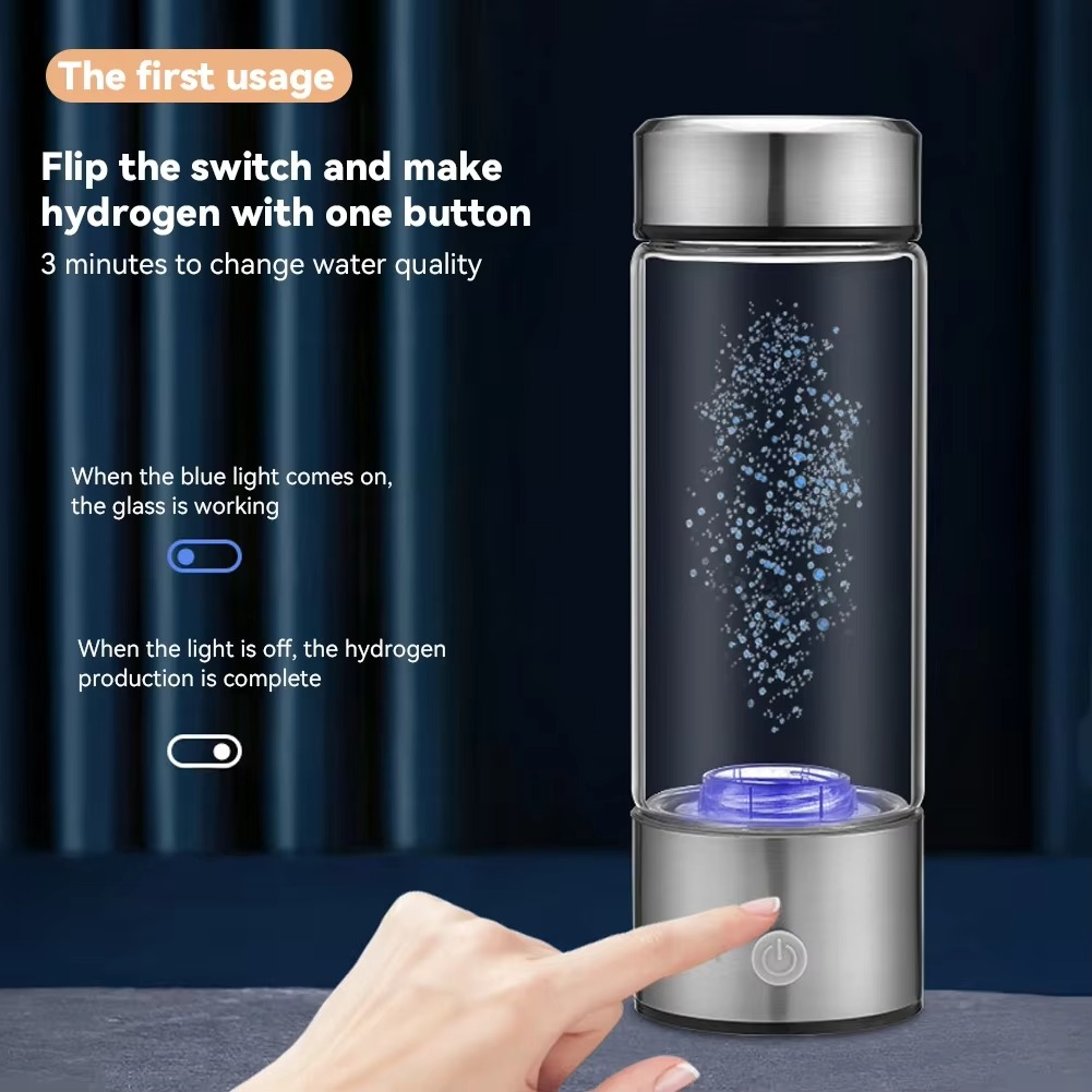 Hydrogen Water Bottle – Portable Hydrogen Generator for Healthy Hydration | USB