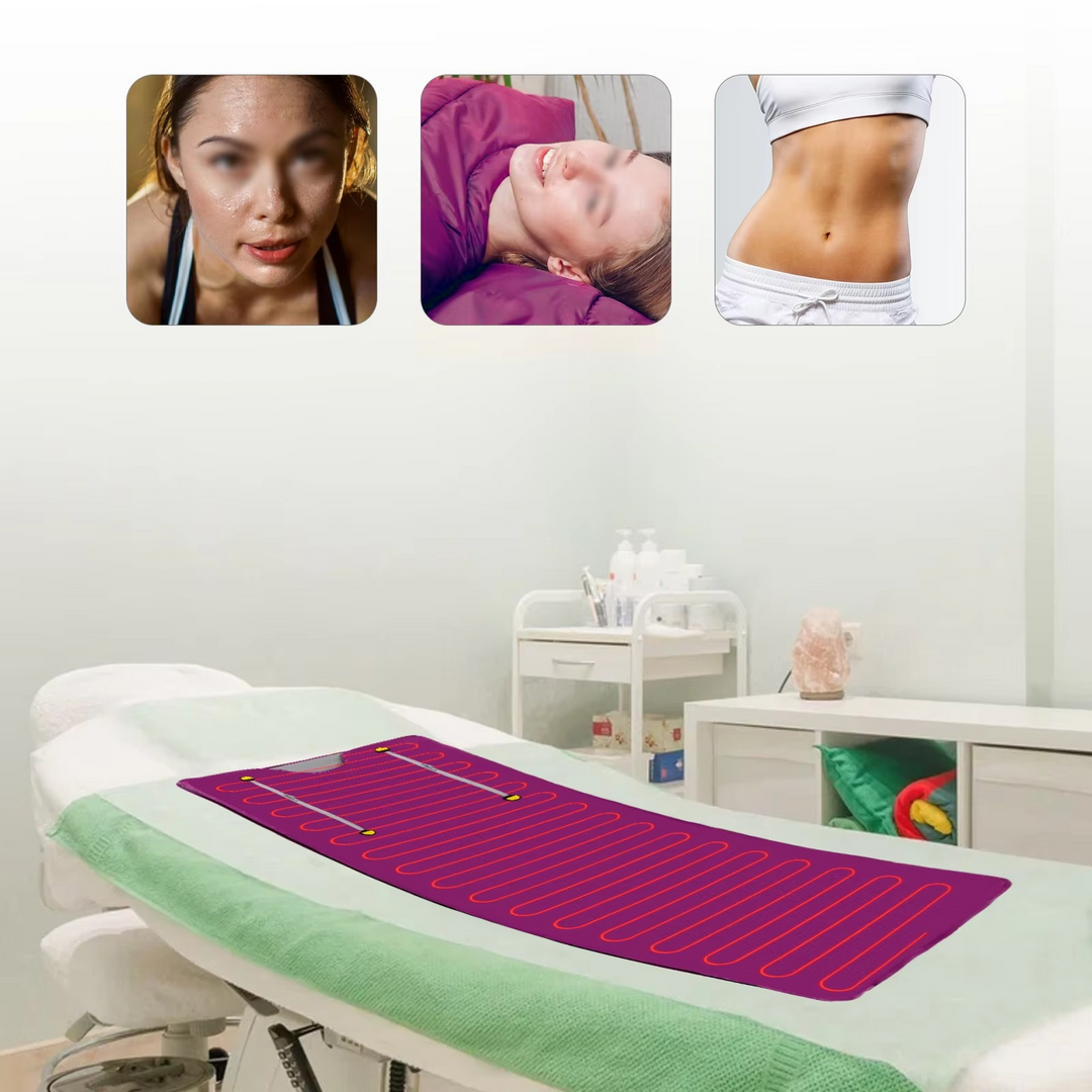 Portable Infrared Sauna Blanket – Home Heating Detox & Relaxation Zipper Design