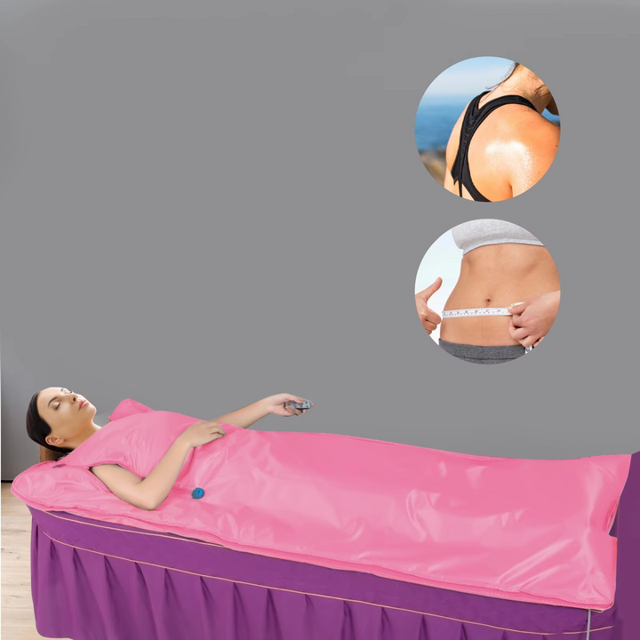 Portable Infrared Sauna Blanket – Home Heating Detox & Relaxation Zipper Design