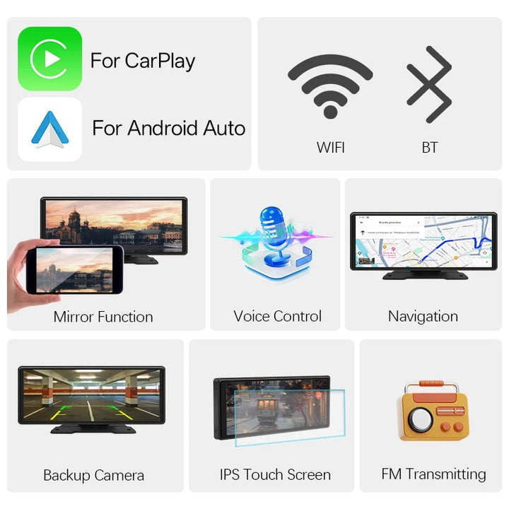 DriveSync™ – 2025 Wireless CarPlay & Android Auto Smart Display