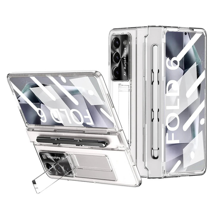 Hinge‑Shield Wireless Kickstand Case | Galaxy Z Fold 7 / 6 / 5 / 4