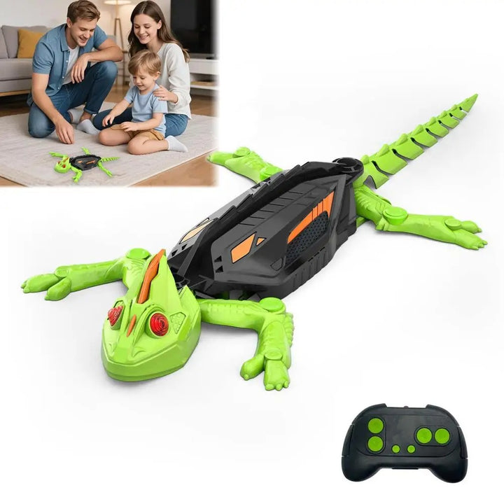 Geckotron™ – Wall-Climbing Remote Control Gecko Toy with LED Eyes
