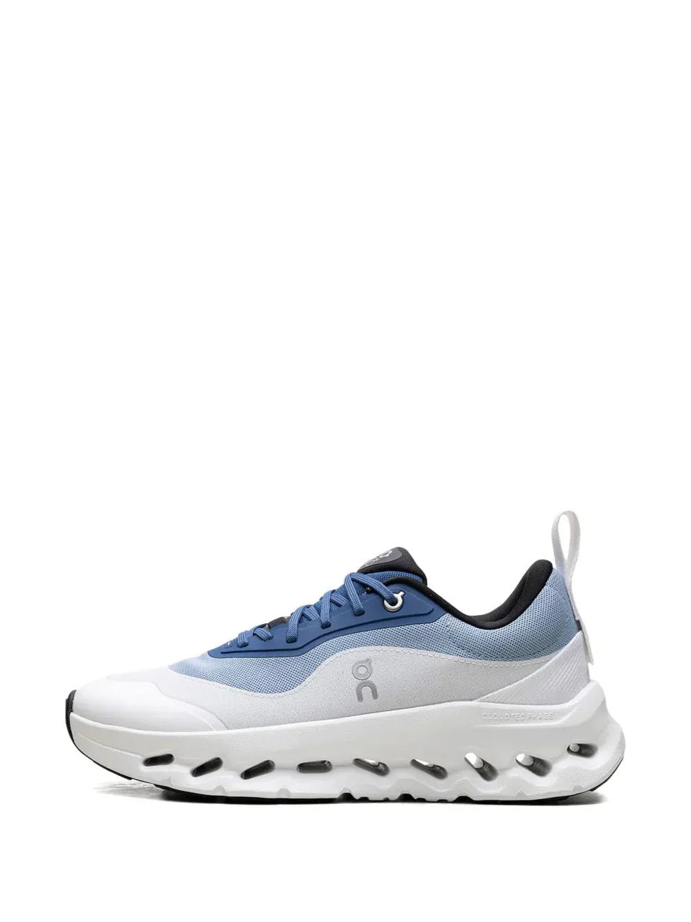 AeroLume CloudKnit Tech Runner – Blue & White Lightweight Performance Sneaker