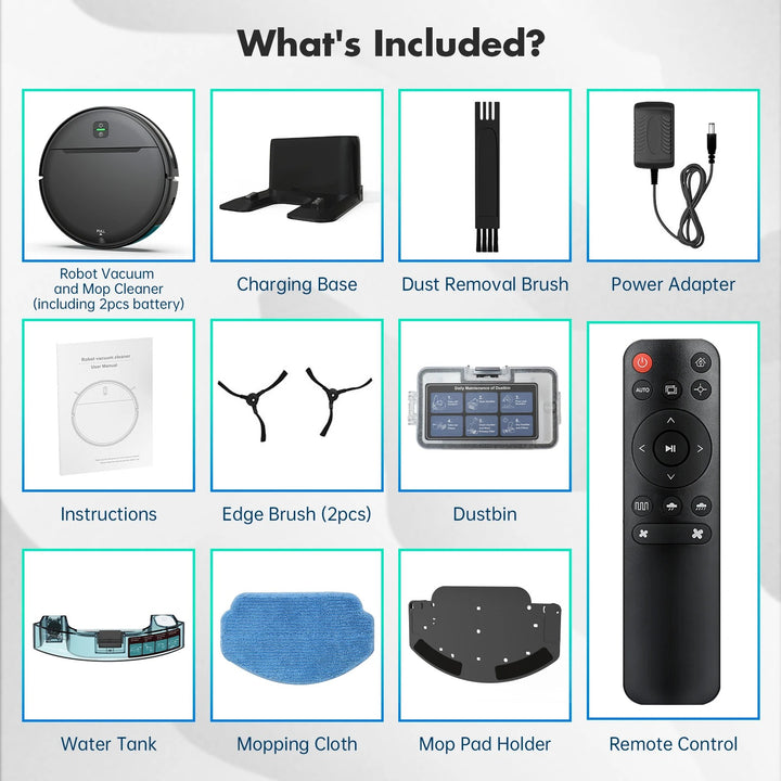 CleanBot™ – Smart Self-Emptying Robot Vacuum Cleaner