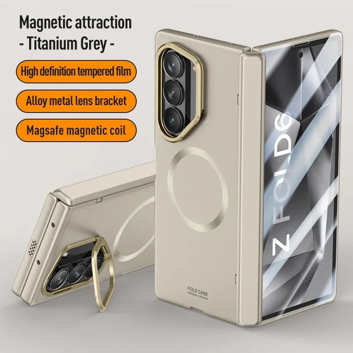 Velos® - Leather Wireless Fold Hinge Camera Stand