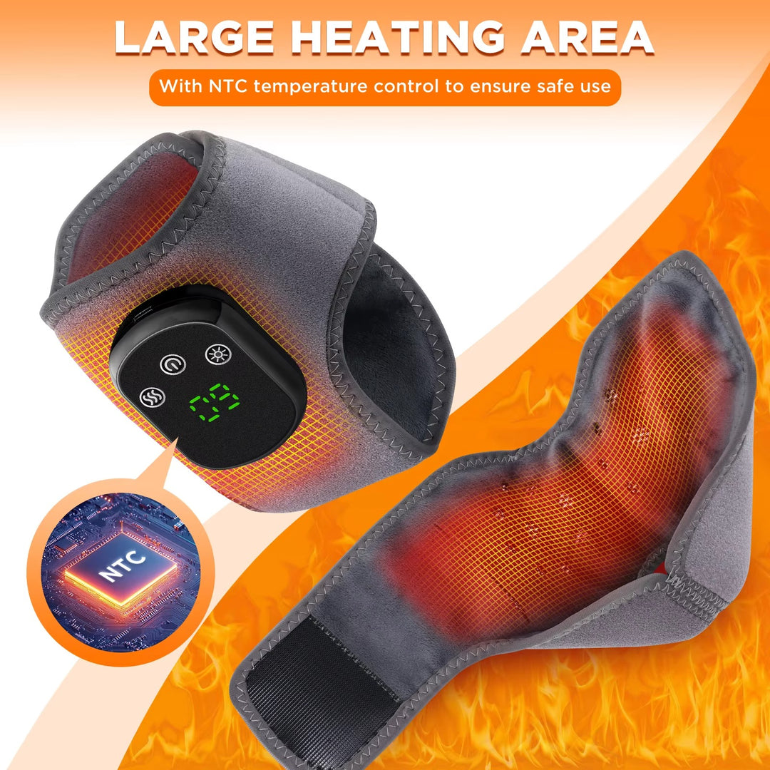 Electric Hand & Foot Massager – Heated Vibration Therapy Wrap for Pain Relief