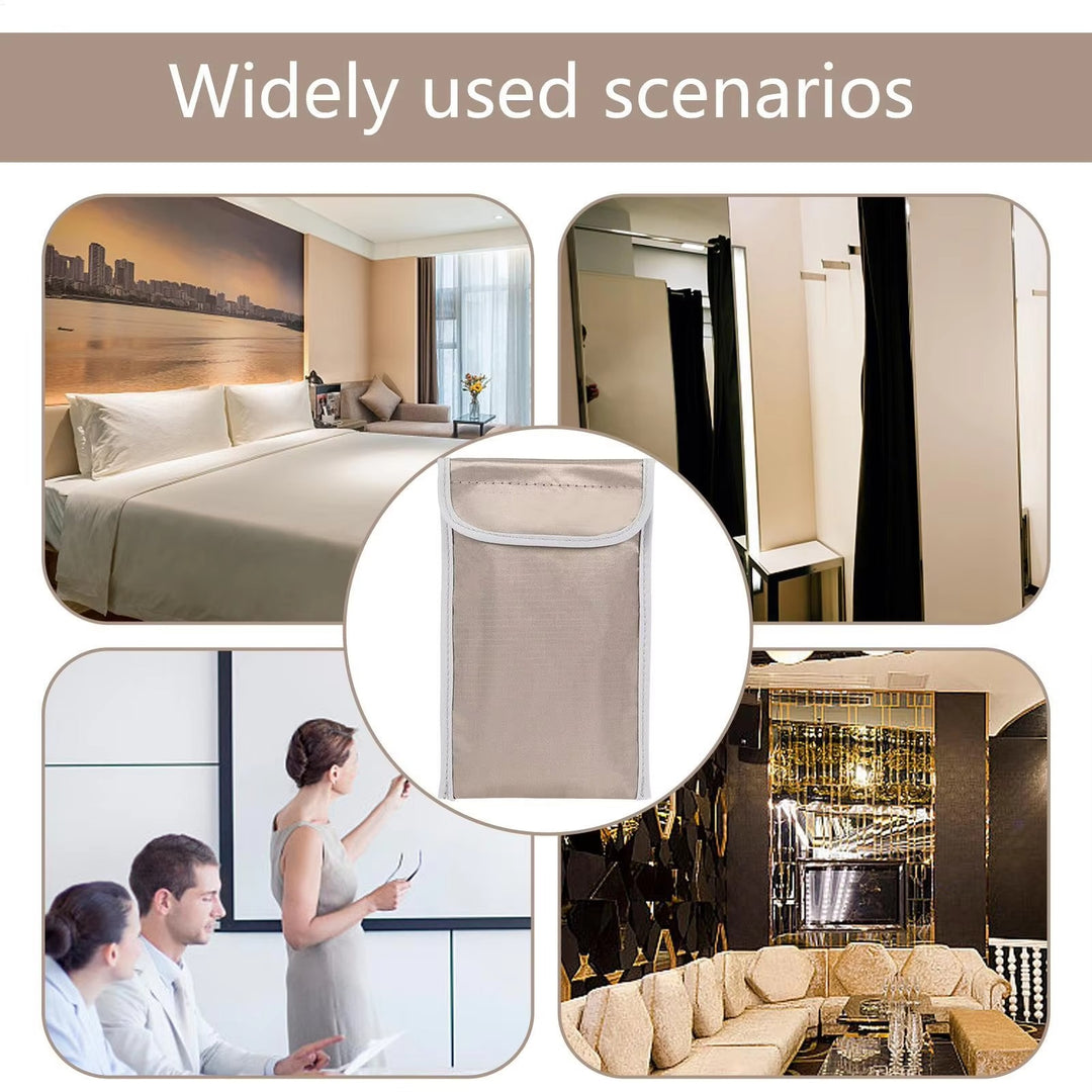 RFID Signal Blocking Faraday Bag – Anti-Tracking EMF & GPS Shield Pouch