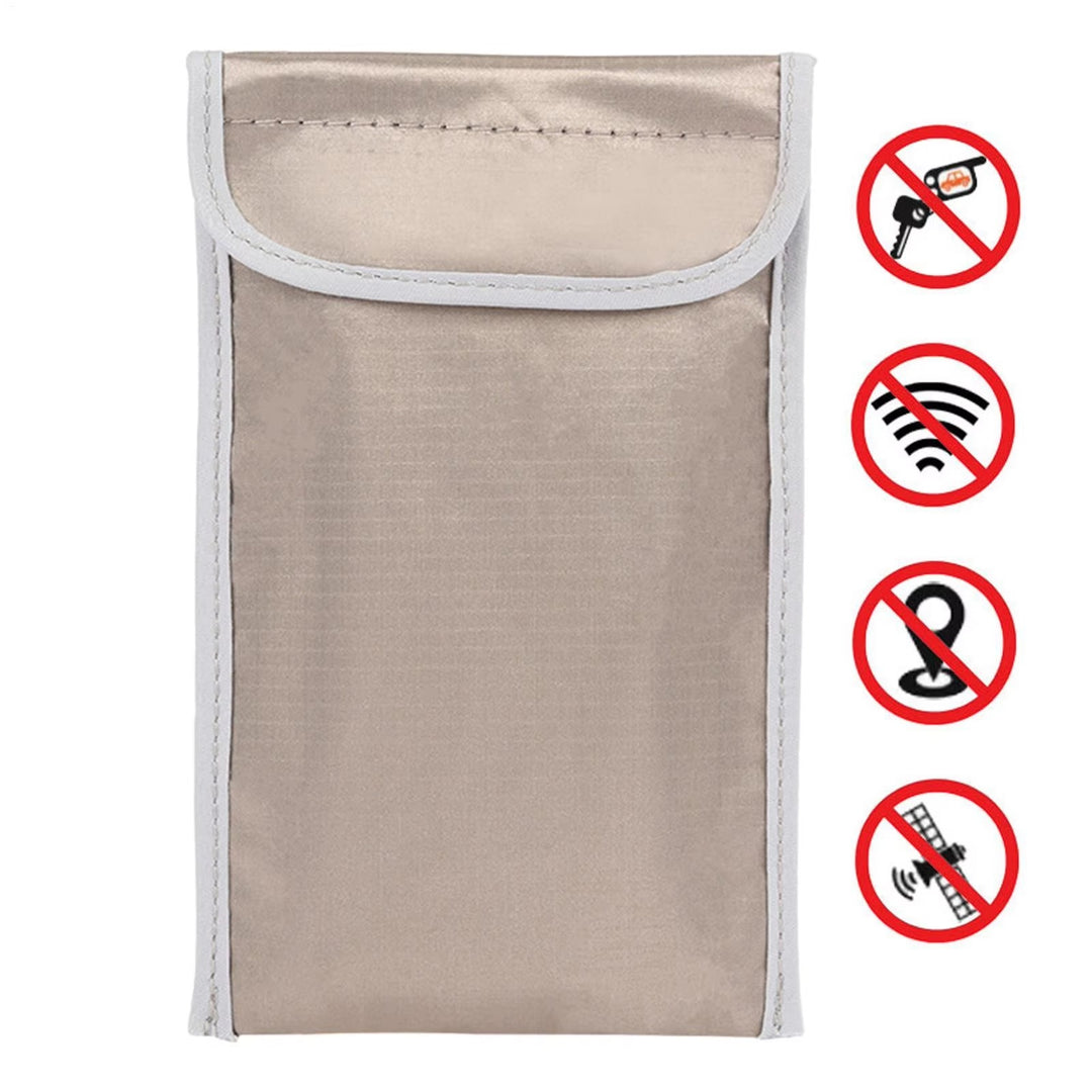 RFID Signal Blocking Faraday Bag – Anti-Tracking EMF & GPS Shield Pouch
