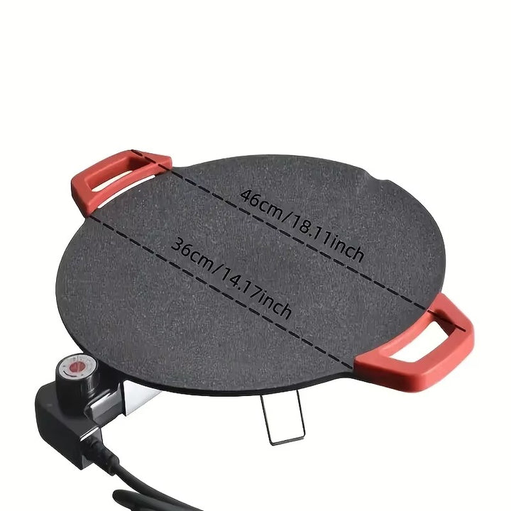 Portable Korean BBQ Grill – 1500W Smokeless Non-Stick Electric Griddle Pan