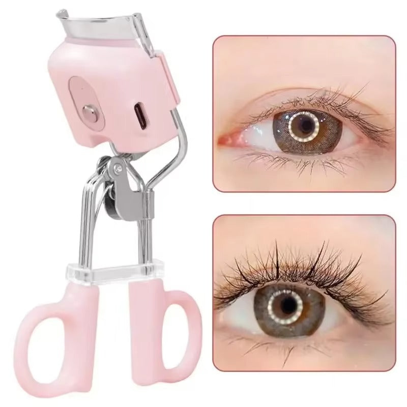 Electric Heated Eyelash Curler | Long-Lasting Thermal Lash Lift | Portable USB