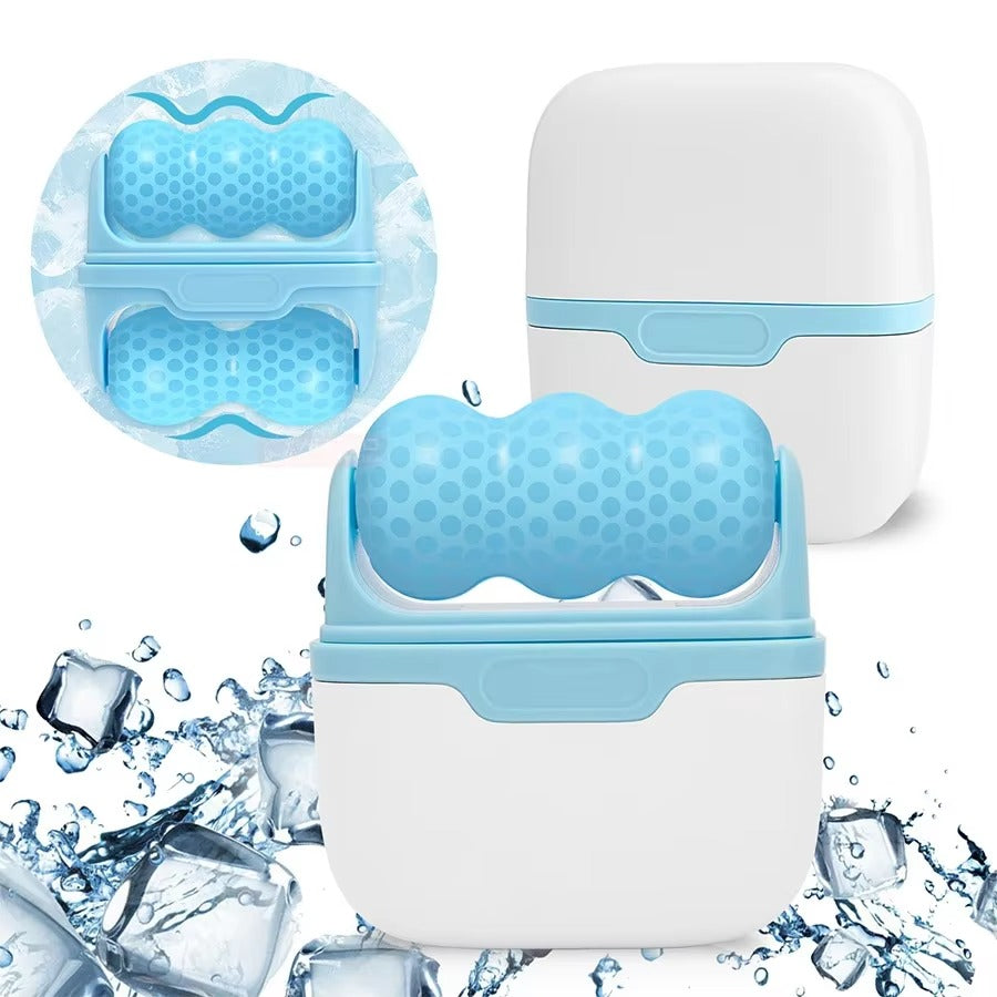Double-Head Ice Roller – Cooling Facial & Head Massage Tool | Puffiness Relief