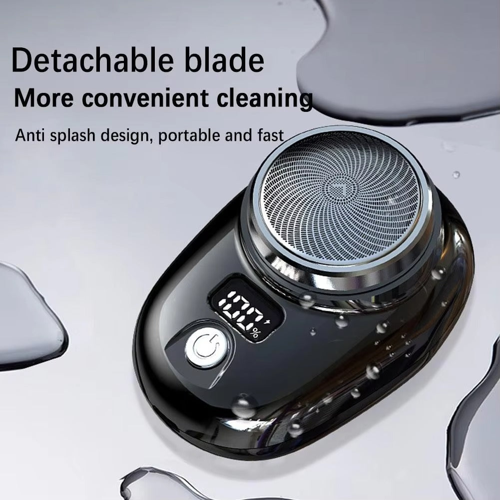 Mini Electric Travel Shaver – Portable Rechargeable Beard Razor for Men