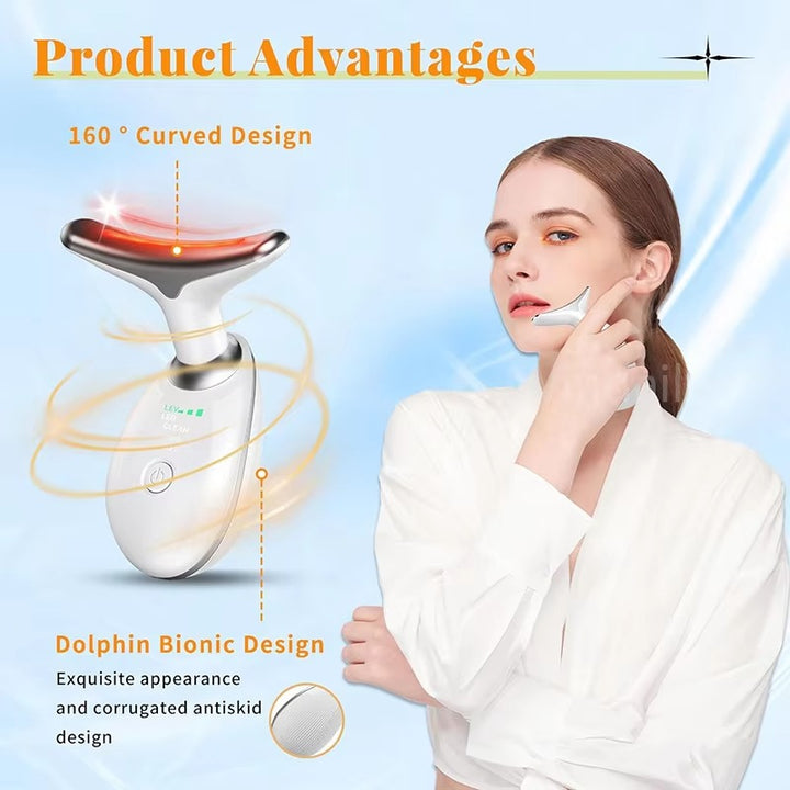7-Color LED Facial Massager – Skin Tightening & Anti-Wrinkle Lift Device