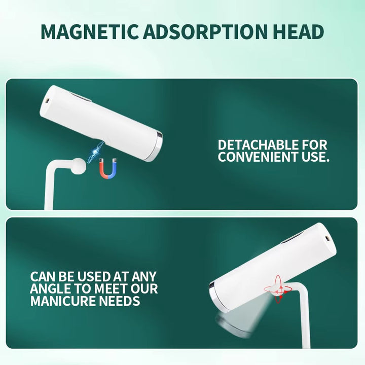 Portable UV Nail Lamp – Rechargeable Gel Polish Curing Light | Magnetic Design