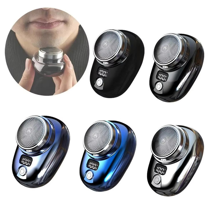 Mini Electric Travel Shaver – Portable Rechargeable Beard Razor for Men