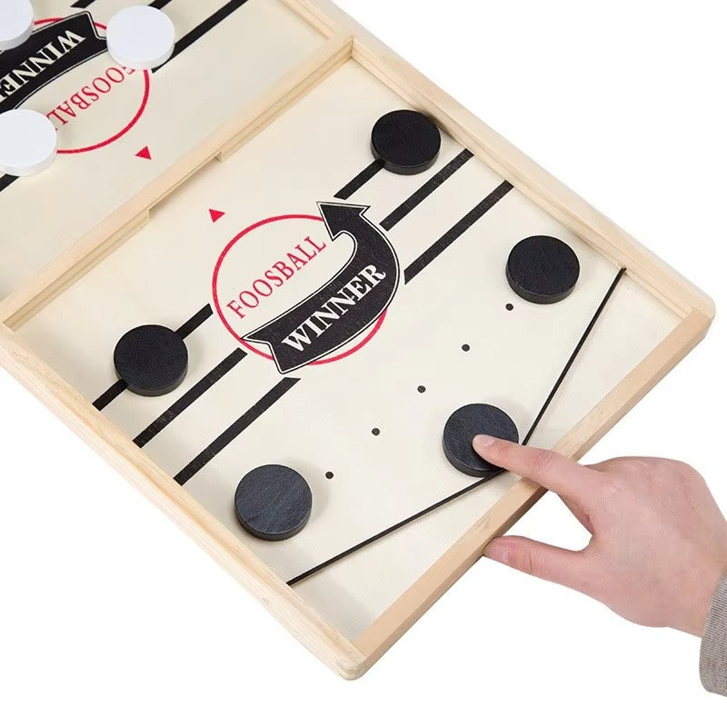 Fast Sling Puck Board Game – Parent-Child Interactive Foosball Table Game