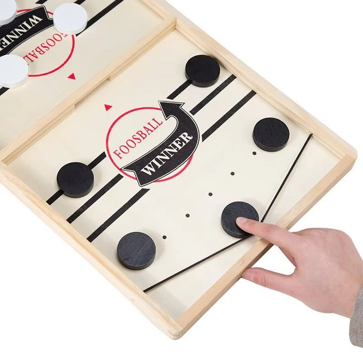 Fast Sling Puck Board Game – Parent-Child Interactive Foosball Table Game