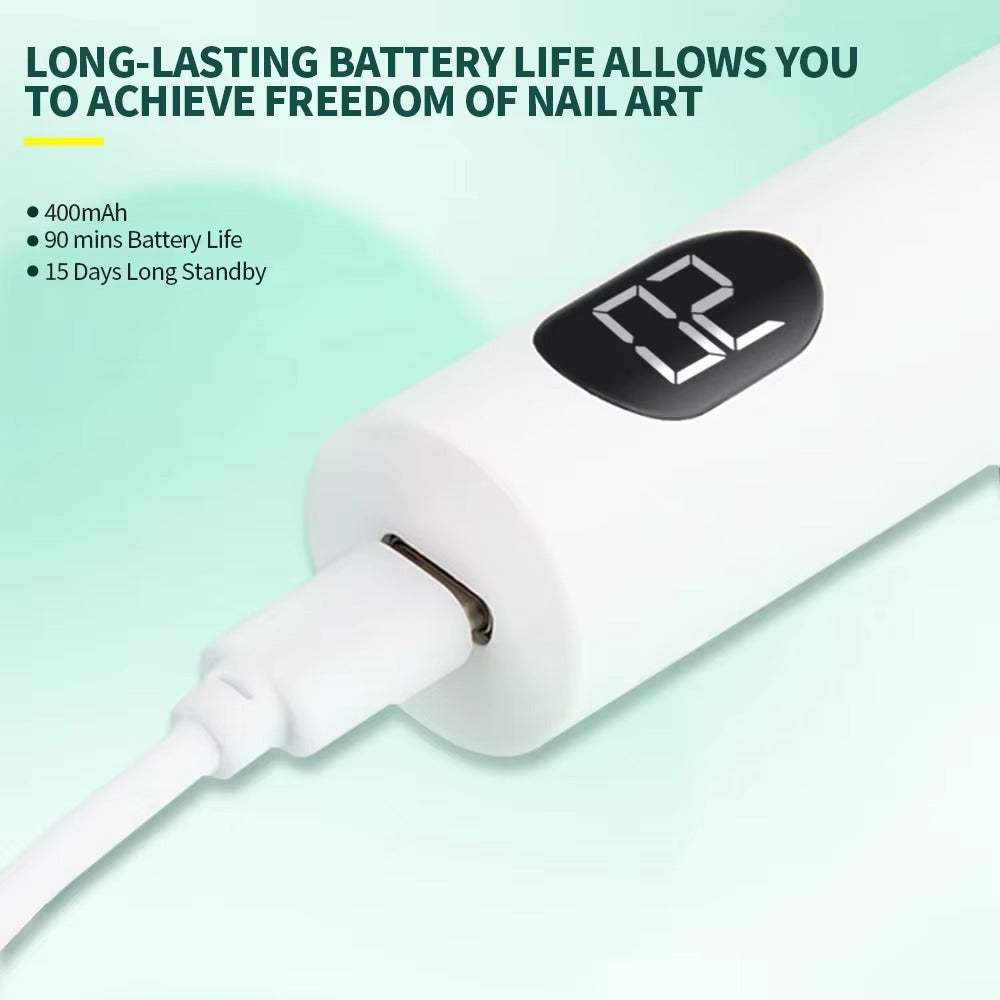 Portable UV Nail Lamp – Rechargeable Gel Polish Curing Light | Magnetic Design