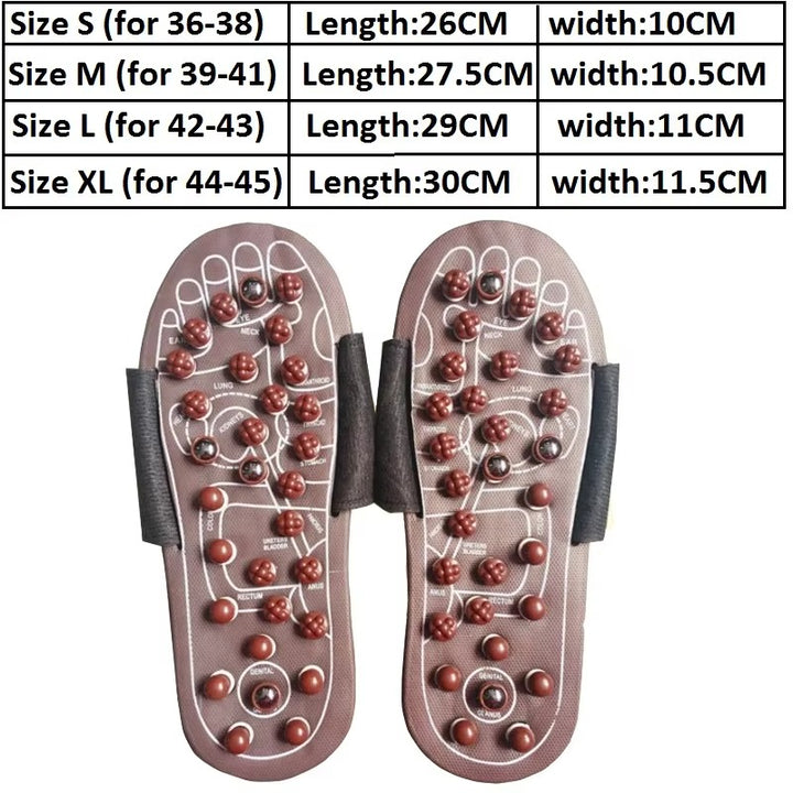 Foot Acupoint Massage Slippers – Reflexology Sandals for Pain Relief & Circulation