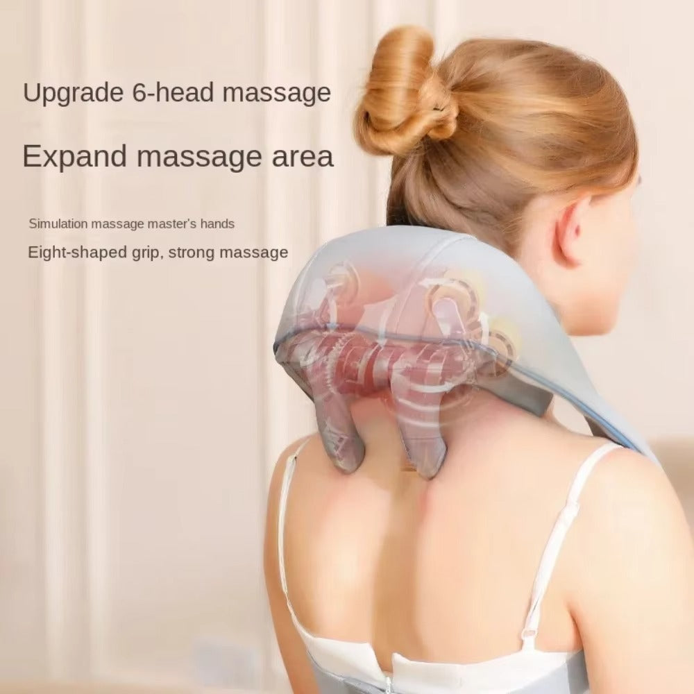 Electric Massage Shawl – 3D Kneading Heated Neck & Shoulder Relaxation Device