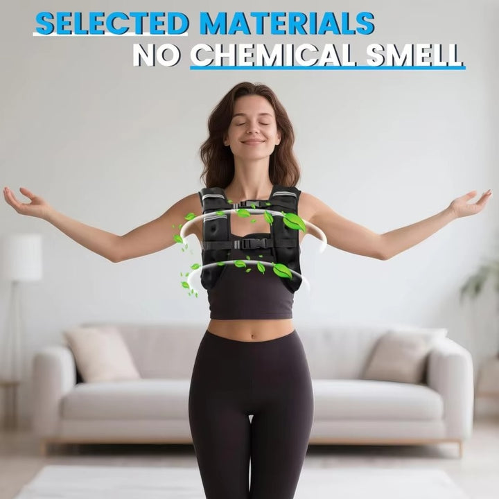 Adjustable Weighted Workout Vest – Strength Training & Running Fitness Gear