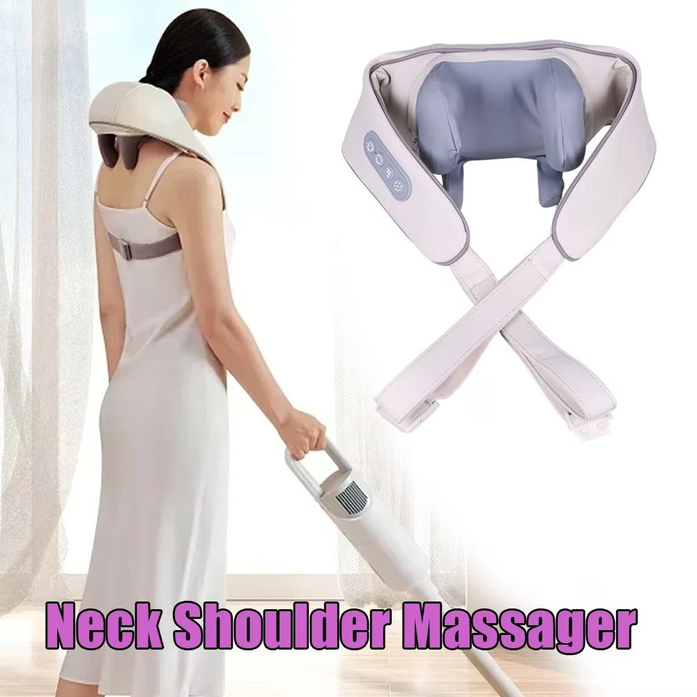 Electric Massage Shawl – 3D Kneading Heated Neck & Shoulder Relaxation Device