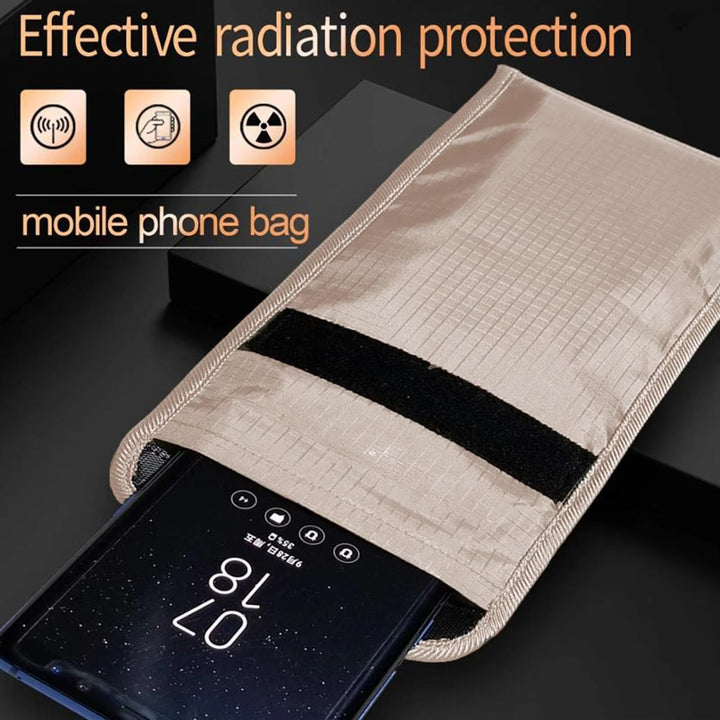 RFID Signal Blocking Faraday Bag – Anti-Tracking EMF & GPS Shield Pouch